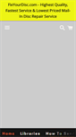 Mobile Screenshot of fixyourdisc.com